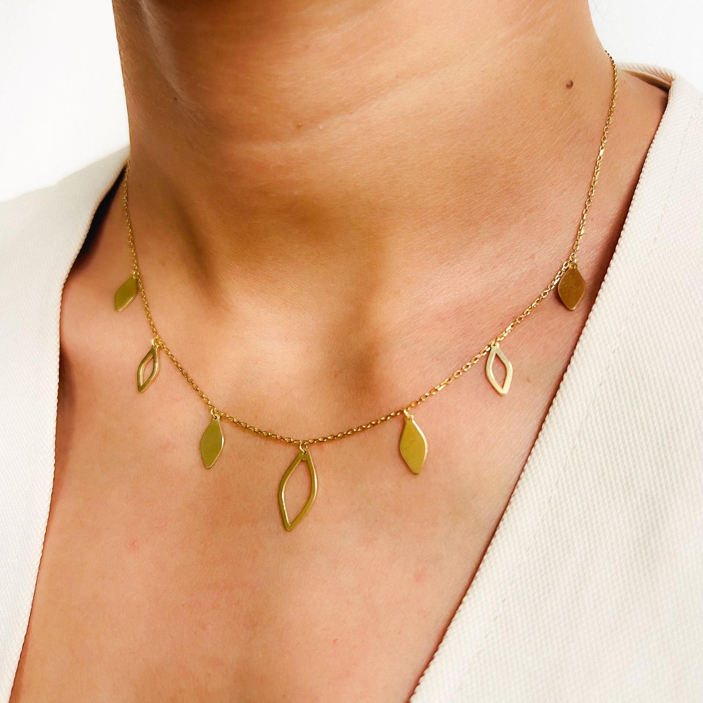 18k yellow gold Fairouz Necklace