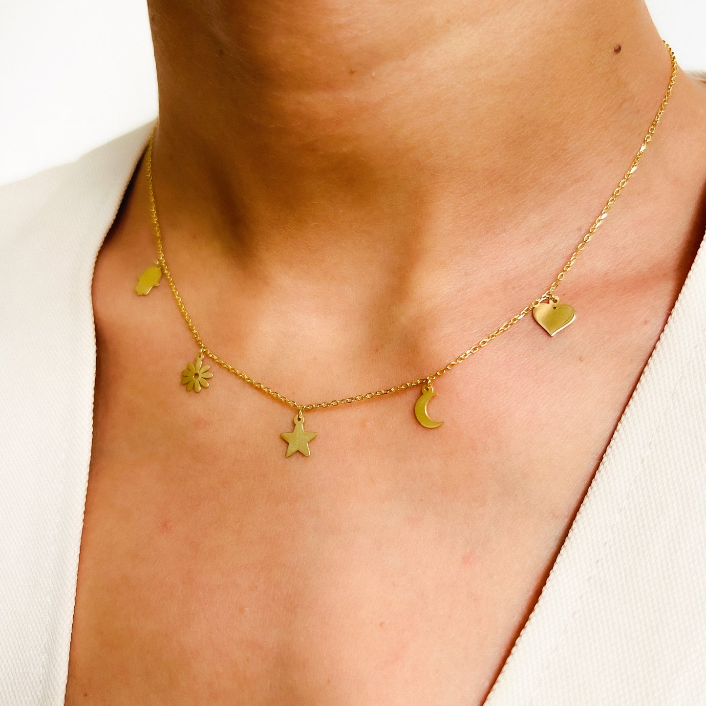 Lina Necklace - 18k gold