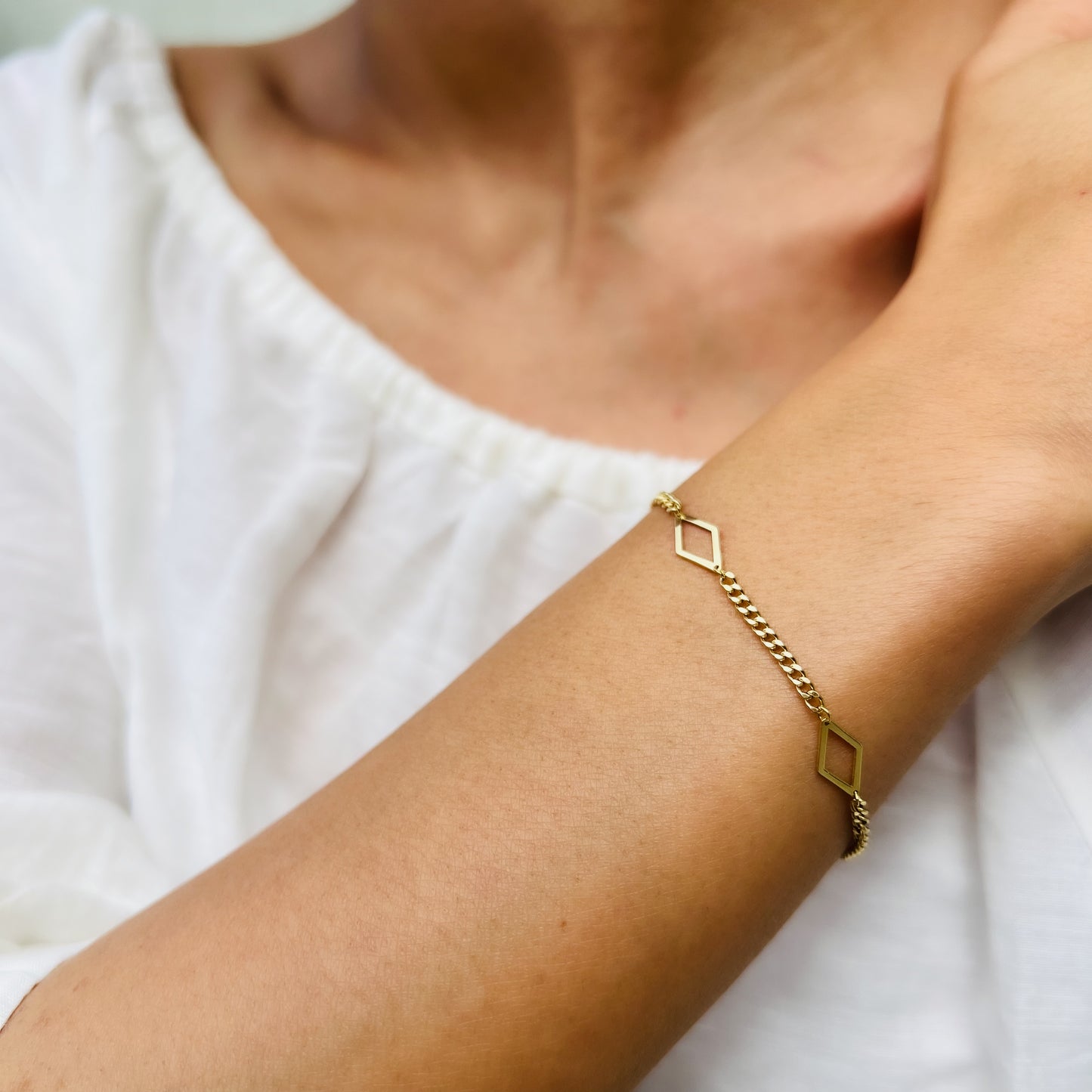 18k yellow gold Leila Bracelet