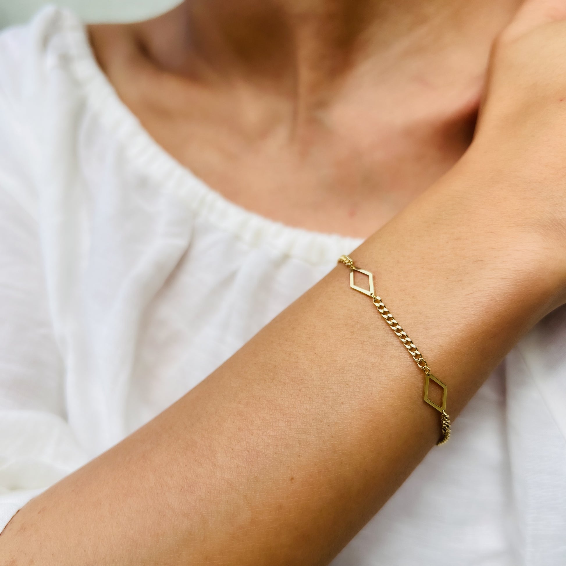 18k yellow gold Leila Bracelet