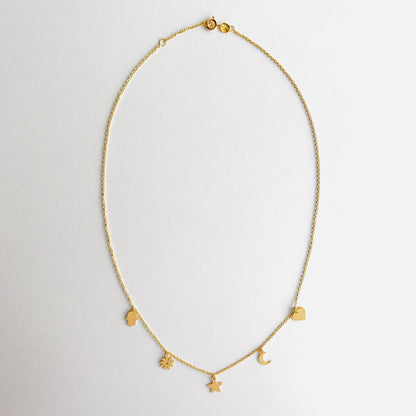 Lina Necklace - 18k gold